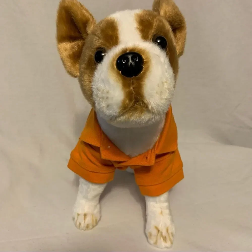 Canine Style Orange Alligator Polo Shirt Sz S/M